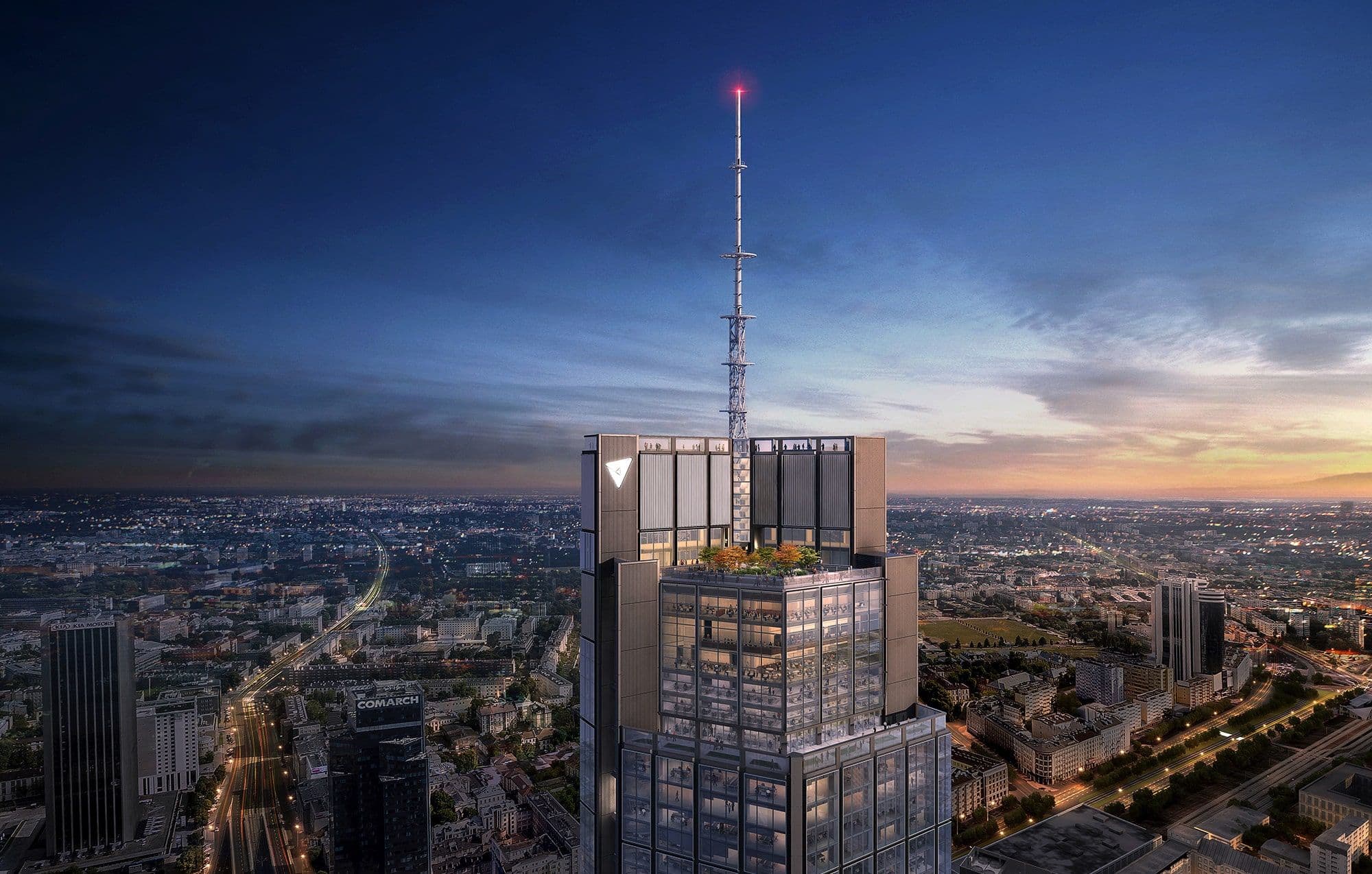 Highline Warsaw – Warsaw from 230 Metres Above